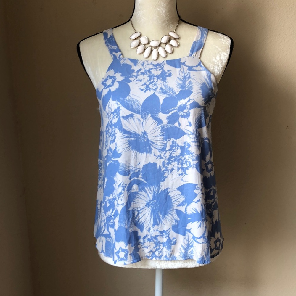 Francesca’s Floral Cropped Tank
